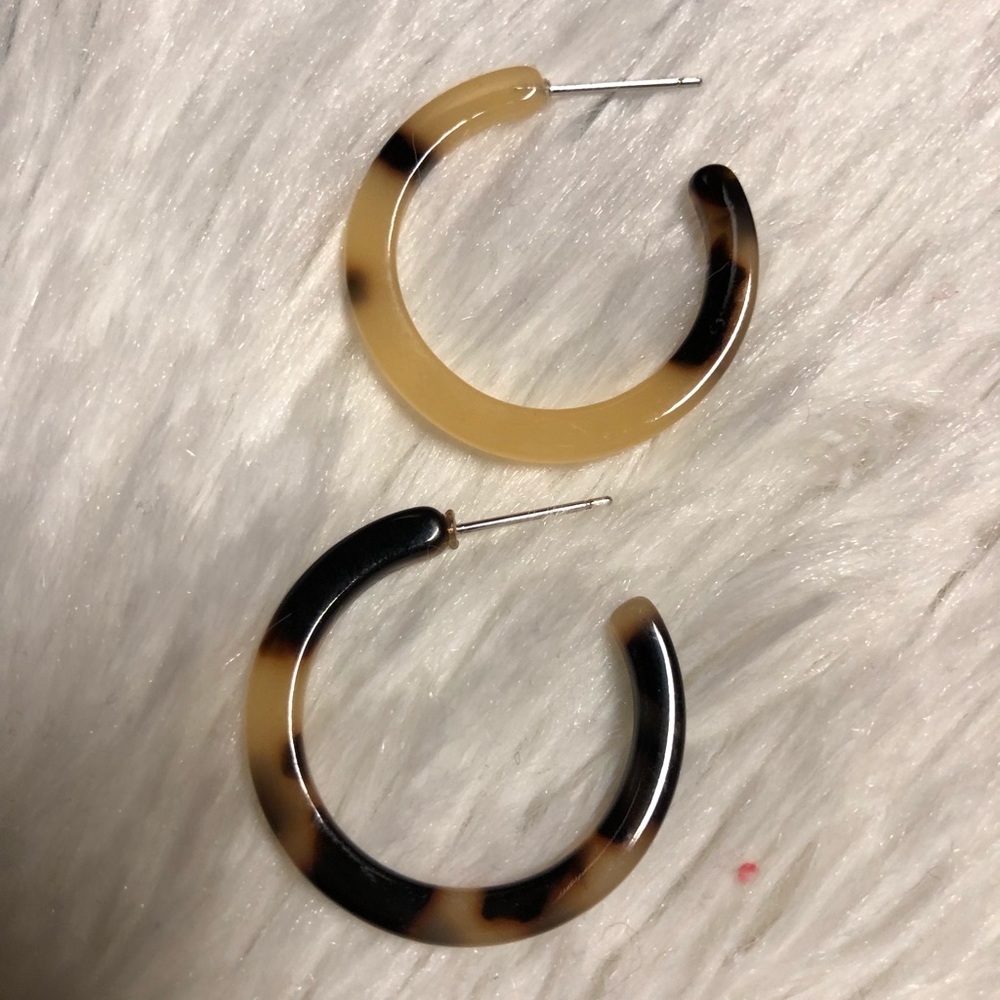 Small Light Tortoise Hoops!🌟🌟